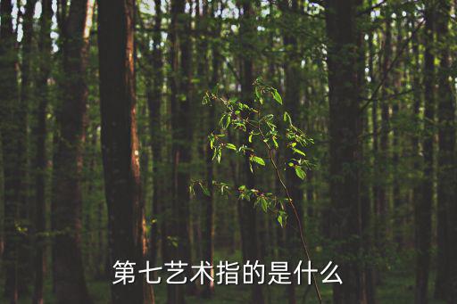第七藝術指的是什么