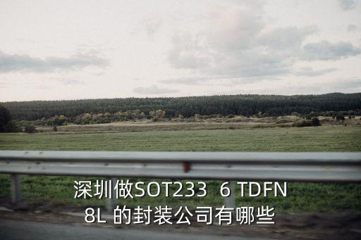 深圳新增6例確診，深圳做SOT233  6 TDFN8L 的封裝公司有哪些