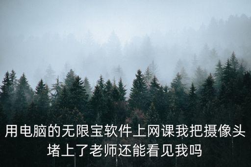 用電腦的無限寶軟件上網課我把攝像頭堵上了老師還能看見我嗎