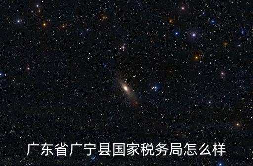 廣東省廣寧縣國家稅務(wù)局怎么樣