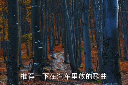 汽車歌曲大全，推薦一下在汽車里放的歌曲