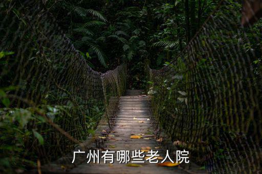 廣州有哪些老人院