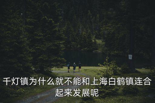千燈鎮為什么就不能和上海白鶴鎮連合起來發展呢