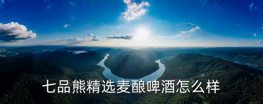 七品熊精選麥釀啤酒怎么樣