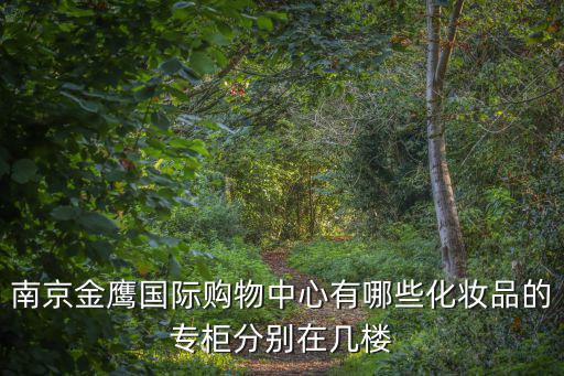 南京金鷹世界，南京金鷹國際購物中心有哪些化妝品的專柜分別在幾樓