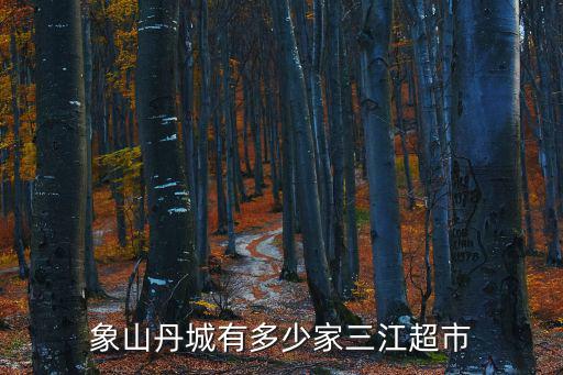 象山丹城有多少家三江超市