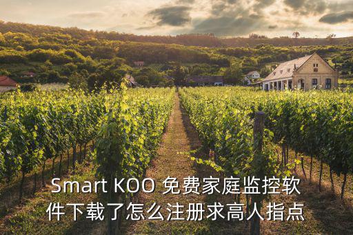 Smart KOO 免費家庭監(jiān)控軟件下載了怎么注冊求高人指點