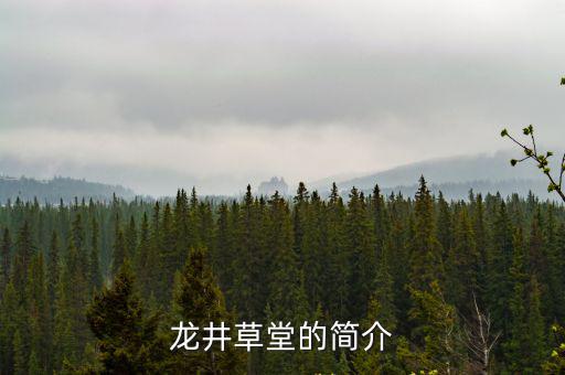龍井草堂的簡介