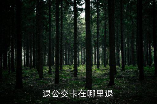 退公交卡的地點，北京退公交卡的地點是什么
