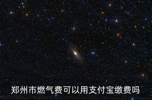 鄭州燃氣，鄭州市燃氣費可以用支付寶繳費嗎