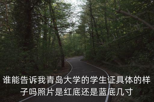誰能告訴我青島大學的學生證具體的樣子嗎照片是紅底還是藍底幾寸