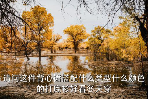 背心裙怎么搭配，請問這件背心裙搭配什么類型什么顏色的打底衫好看冬天穿
