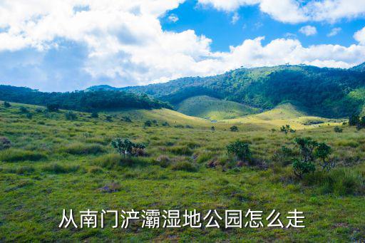 從南門浐灞濕地公園怎么走