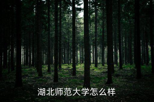 湖北師范大學怎么樣