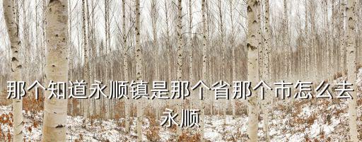 永順縣屬于湖南哪個(gè)市，那個(gè)知道永順鎮(zhèn)是那個(gè)省那個(gè)市怎么去永順