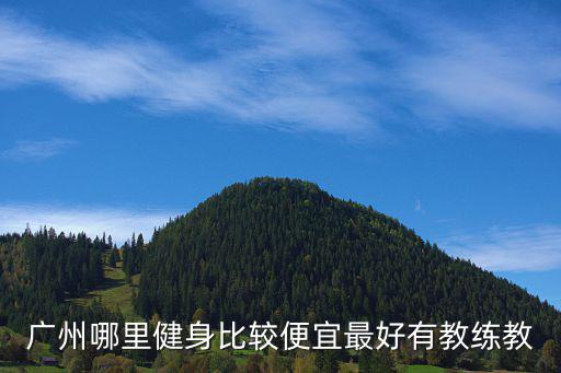 廣州哪里健身比較便宜最好有教練教