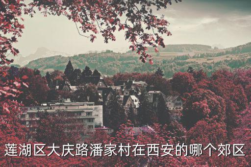 潘家村，西安潘家村在什么地方