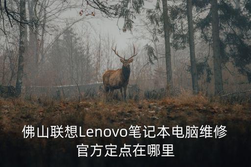 佛山聯想Lenovo筆記本電腦維修官方定點在哪里