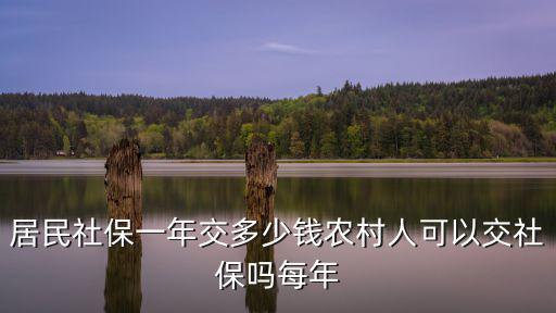 居民社保一年交多少錢，農民辦社保每月繳多少錢