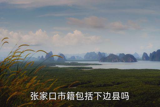 市籍，張家口市籍包括下邊縣嗎