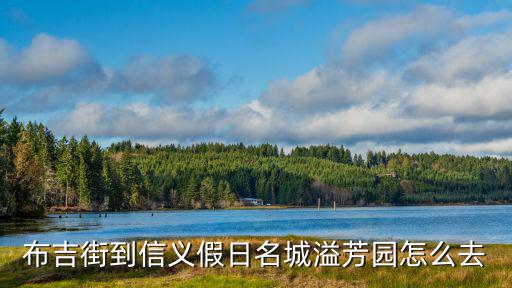 布吉街到信義假日名城溢芳園怎么去
