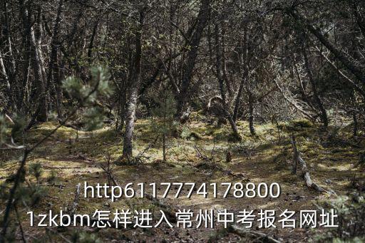 http61177741788001zkbm怎樣進(jìn)入常州中考報(bào)名網(wǎng)址