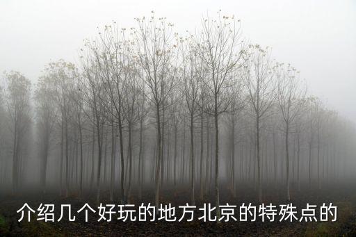 介紹幾個(gè)好玩的地方北京的特殊點(diǎn)的