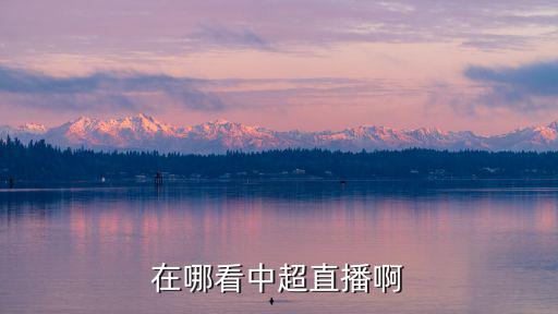 在哪看中超直播啊