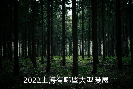 2022上海有哪些大型漫展