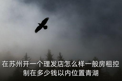 在蘇州開一個理發店怎么樣一般房租控制在多少錢以內位置青湖