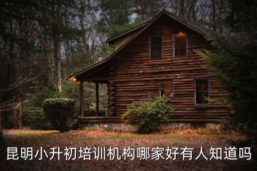 昆明小升初培訓機構哪家好有人知道嗎