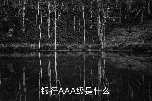 銀行AAA級(jí)是什么