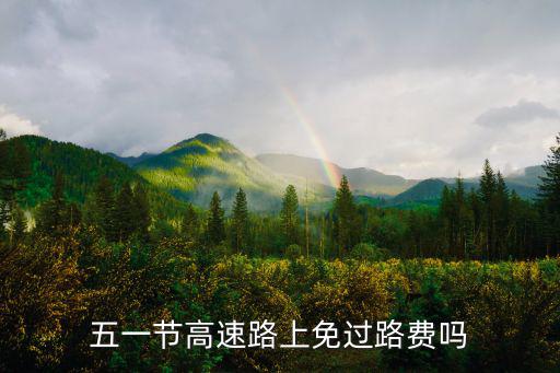 五一節高速路上免過路費嗎