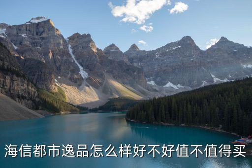 海信都市逸品怎么樣好不好值不值得買