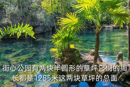 街心公園有兩塊半圓形的草坪它們的周長都是1285米這兩塊草坪的總面