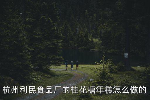桂花糖年糕，杭州利民食品廠的桂花糖年糕怎么做的