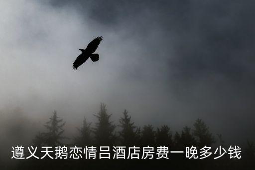 遵義天鵝戀情呂酒店房費一晚多少錢