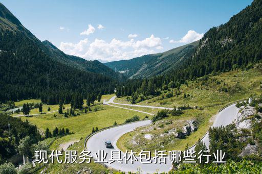 現代服務業具體包括哪些行業