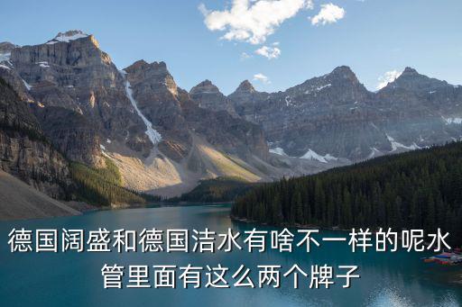 德國潔水，德國闊盛和德國潔水有啥不一樣的呢水管里面有這么兩個牌子