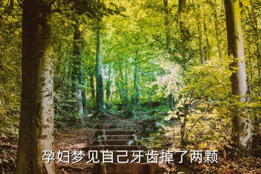 孕婦夢見自己牙齒掉了兩顆