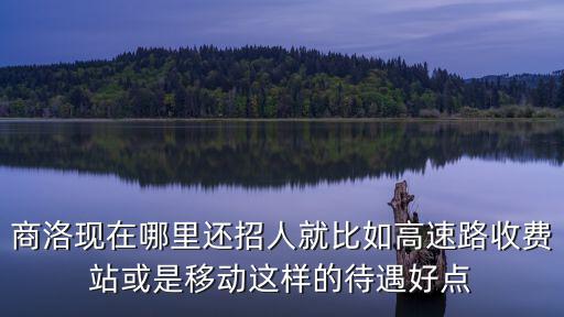商洛現(xiàn)在哪里還招人就比如高速路收費(fèi)站或是移動(dòng)這樣的待遇好點(diǎn)