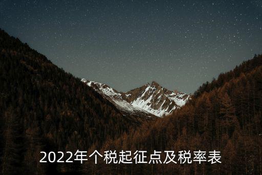 最新個稅稅率表，2021年個人所得稅稅率表一覽