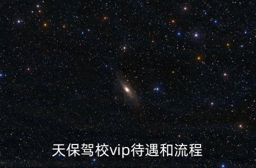 天保駕校vip待遇和流程