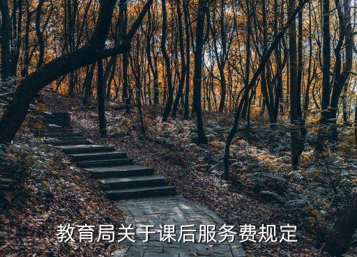 教育局關于課后服務費規(guī)定