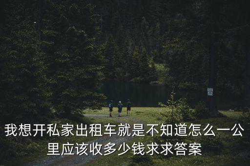 我想開私家出租車就是不知道怎么一公里應該收多少錢求求答案