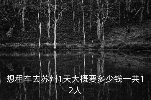 想租車去蘇州1天大概要多少錢一共12人