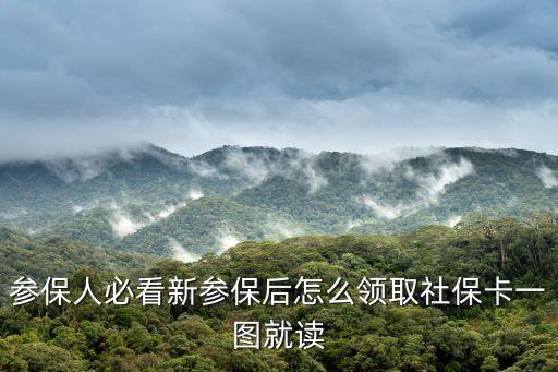 新社保卡，參保人必看新參保后怎么領取社保卡一圖就讀