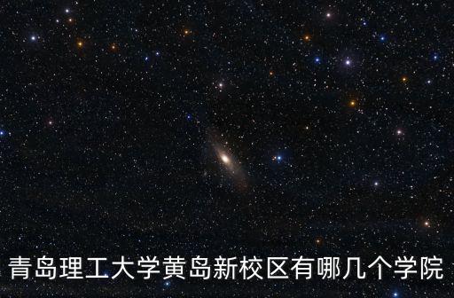 青島理工大學(xué)黃島新校區(qū)有哪幾個學(xué)院