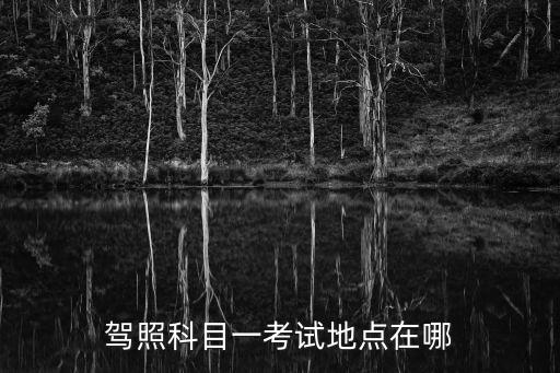 駕照科目一考試地點在哪