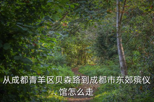 從成都青羊區貝森路到成都市東郊殯儀館怎么走